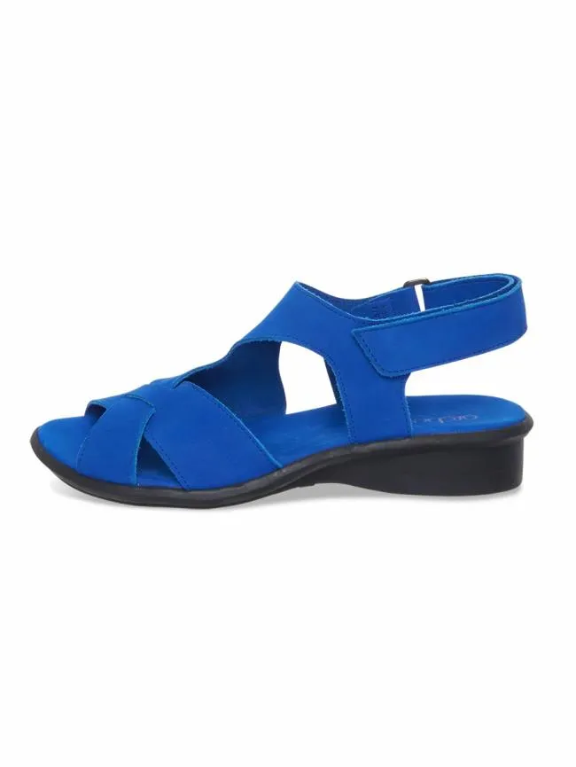 Sandals Woman Arche Saolme Sandals Nubuck Leather Bluepersan