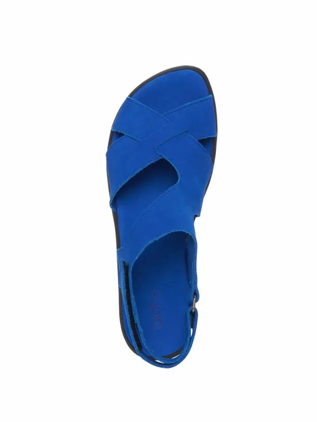 Sandals Woman Arche Saolme Sandals Nubuck Leather Bluepersan