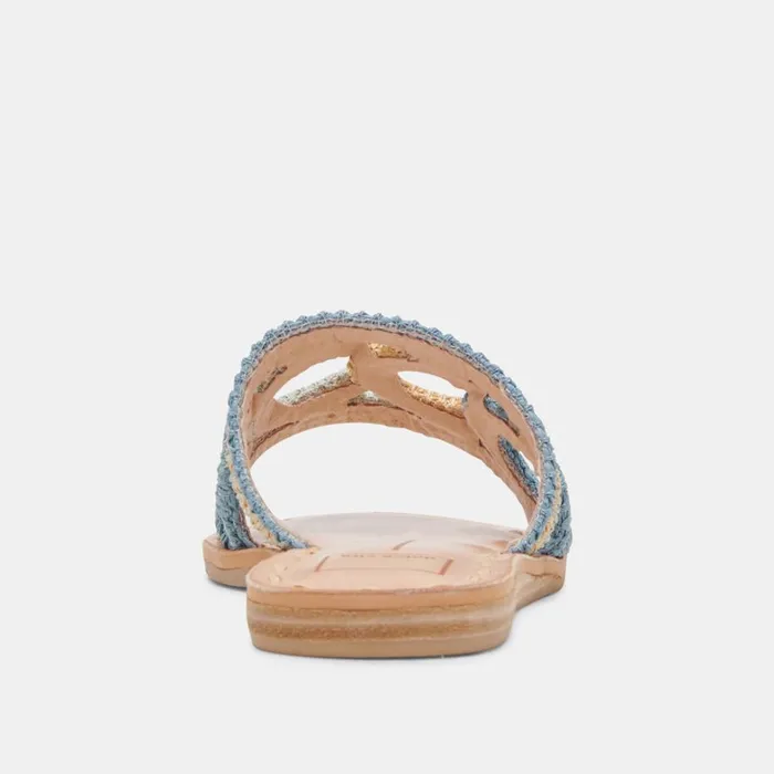 Sandals Women Dolce Vita Dany Sandals Blue Multi Raffia