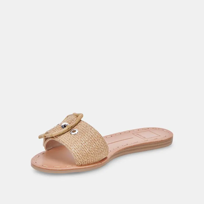 Sandals Women Dolce Vita Dasa Sandals Warm Natural Raffia
