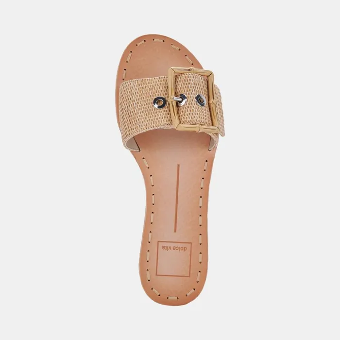 Sandals Women Dolce Vita Dasa Sandals Warm Natural Raffia