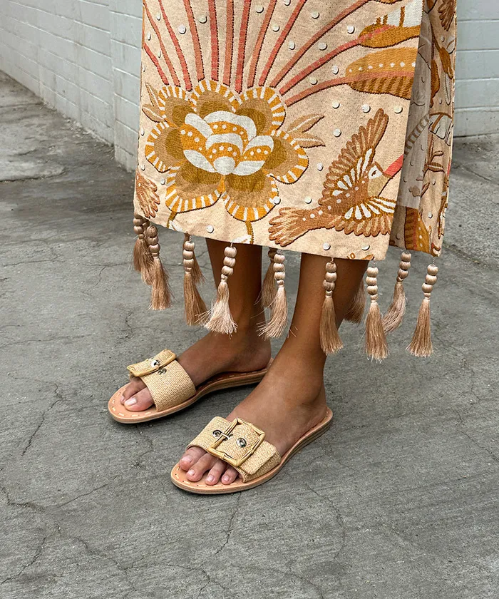 Sandals Women Dolce Vita Dasa Sandals Warm Natural Raffia