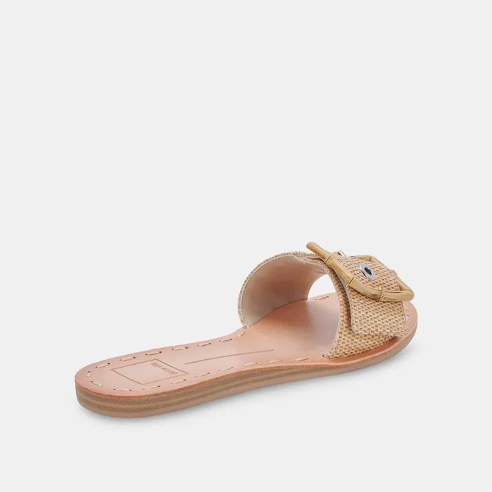 Sandals Women Dolce Vita Dasa Sandals Warm Natural Raffia