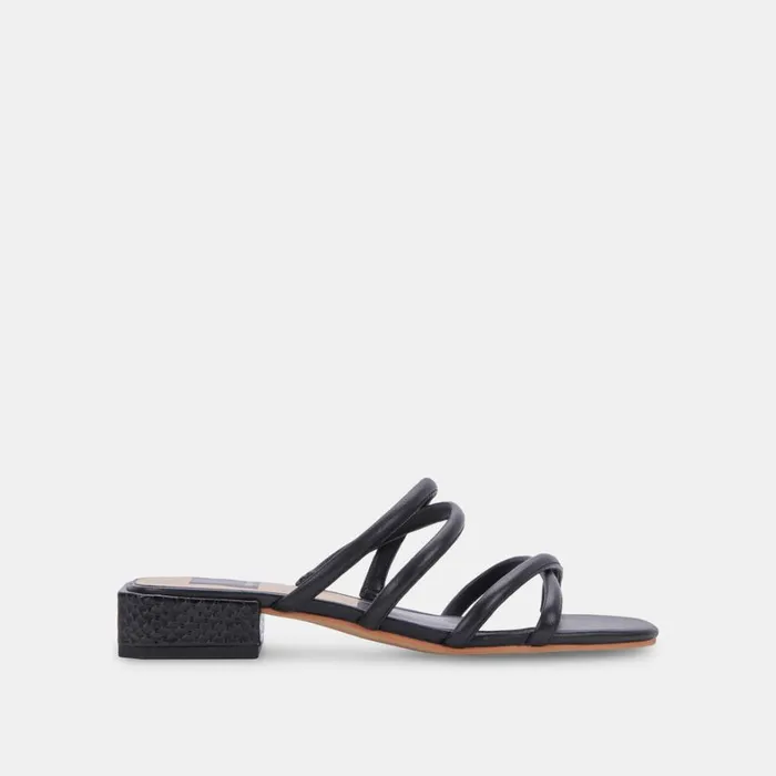 Sandals Women Dolce Vita Hapi Sandals Black Leather