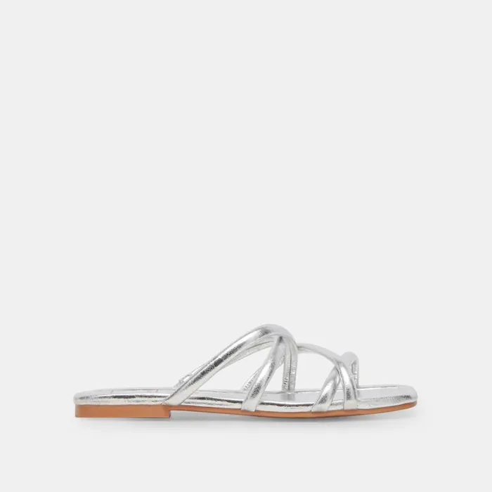 Sandals Women Dolce Vita Lanza Sandals Silver Metallic Stella
