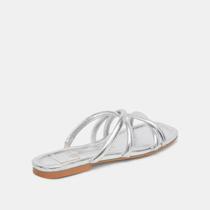 Sandals Women Dolce Vita Lanza Sandals Silver Metallic Stella