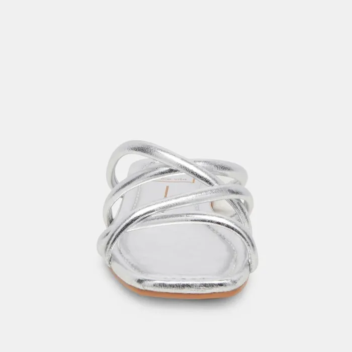 Sandals Women Dolce Vita Lanza Sandals Silver Metallic Stella