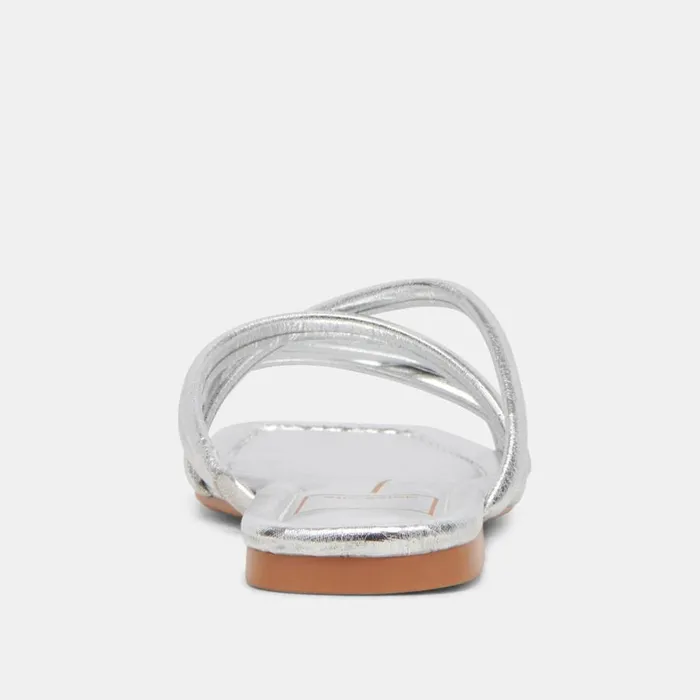 Sandals Women Dolce Vita Lanza Sandals Silver Metallic Stella