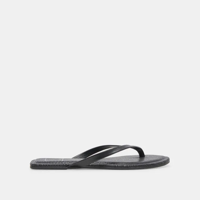 Sandals Women Dolce Vita Layney Sandals Black Leather