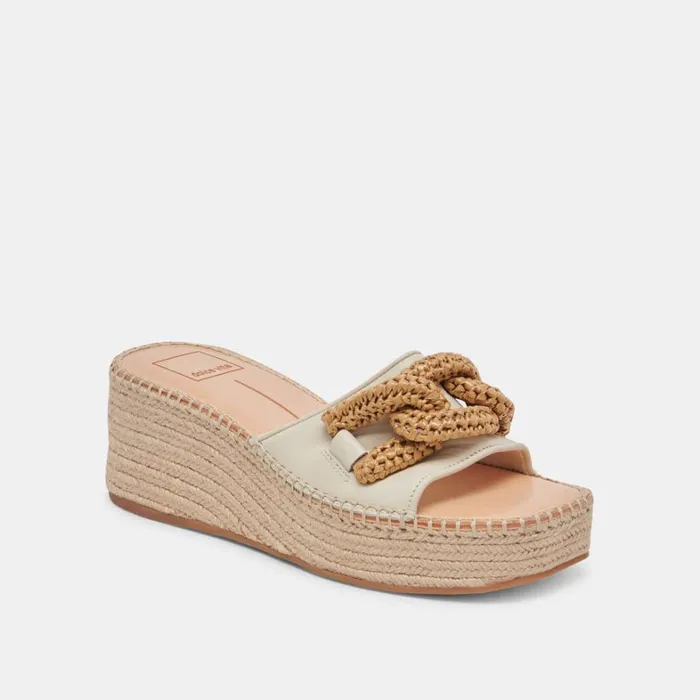 Sandals Women Dolce Vita Narnia Sandals Ivory Leather