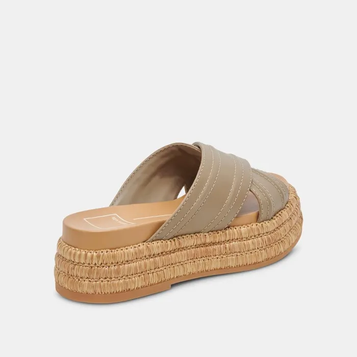 Sandals Women Dolce Vita Weslee Sandals Olive Leather