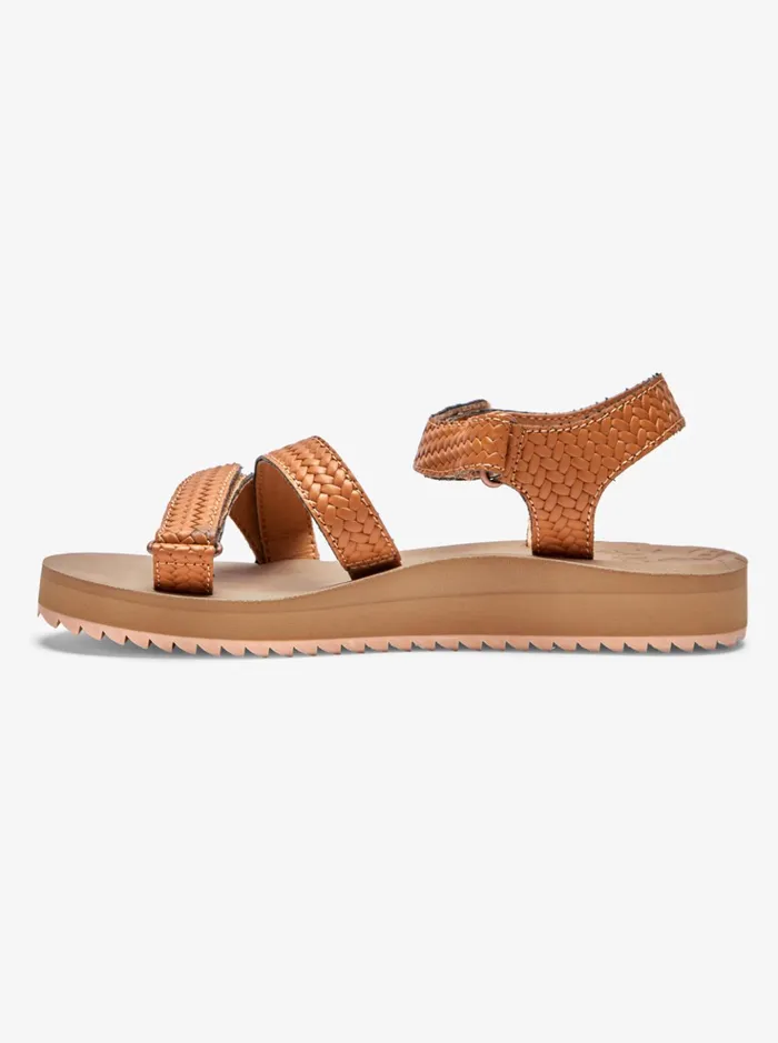 Sandals Women Roxy Anela Sandals Browntan
