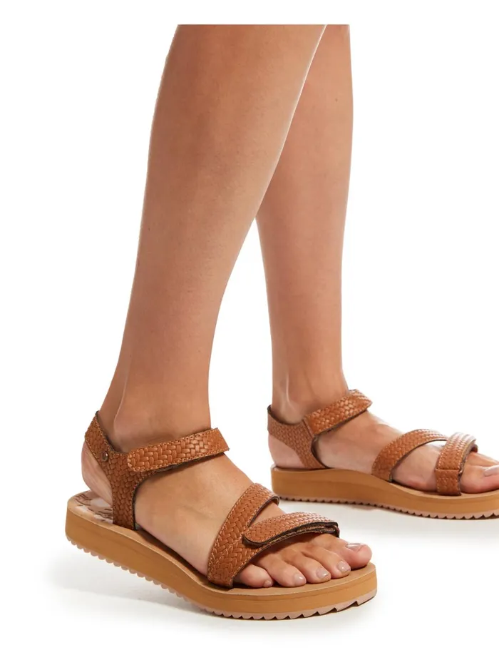Sandals Women Roxy Anela Sandals Browntan