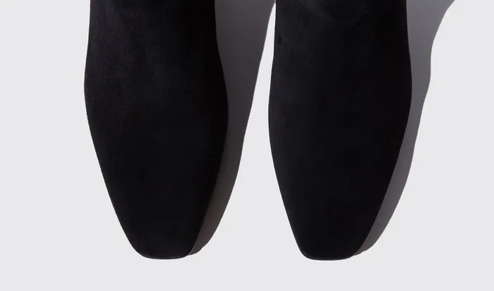 Scarosso Boots Women Ambra Nera Scamosciata Black 8211 Suede