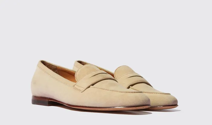 Scarosso Loafers Women Valeria Beige Scamosciata Beige 8211 Suede