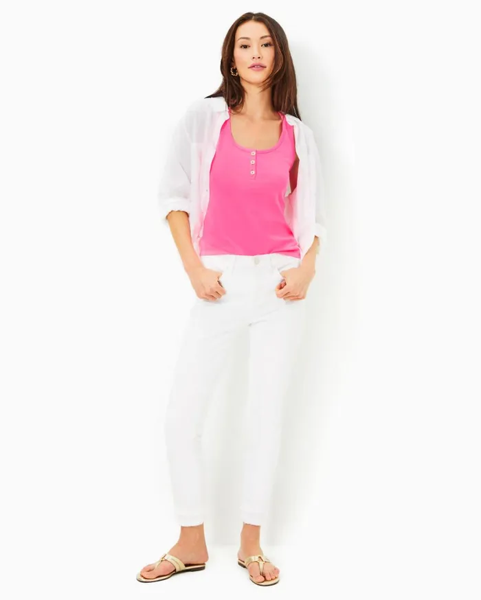 Sera Knit Tank Top Roxie Pink Women Lilly Pulitzer Tops Sera Knit Tank Top Roxie Pink Women Lilly Pulitzer Tops