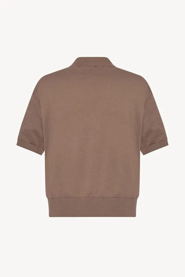 Shirts Men The Row Tiago Top In Cotton And Cashmere Khaki