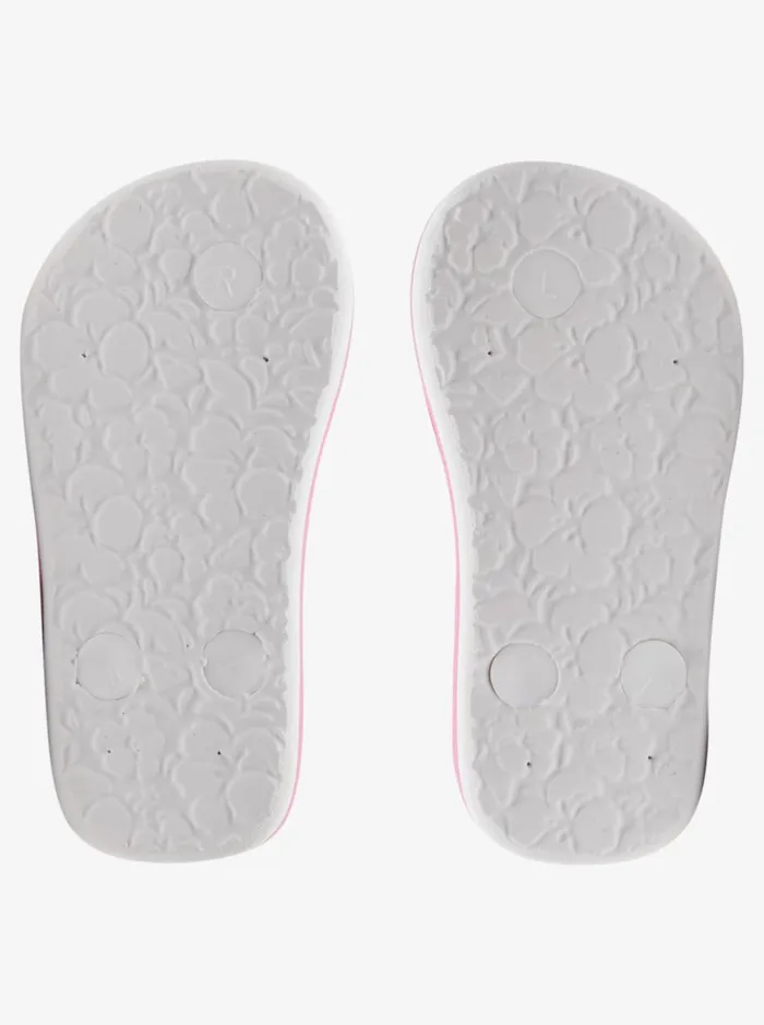 Shoes and Sandals Women Roxy Toddler039s Pebbles Sandals Pinkwhite