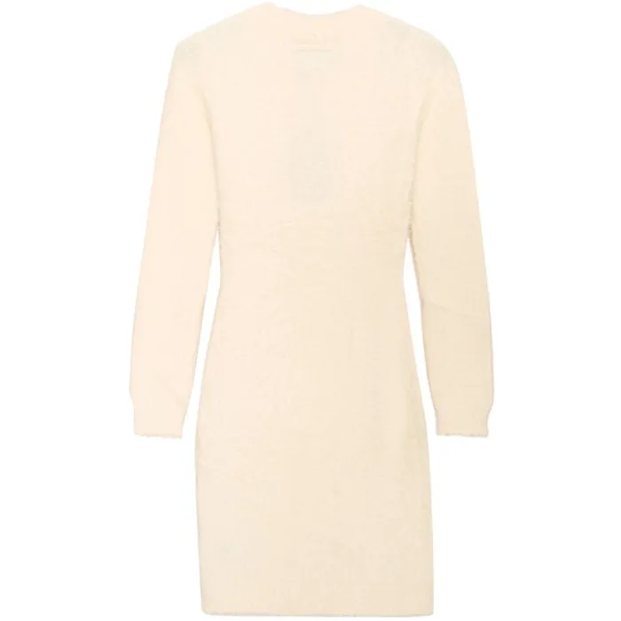 Sixth June Paris Dresses and Jumpsuits Fluffy Short Dress Beige White 8211 Women Sixth June Paris Dresses and Jumpsuits Fluffy Short Dress Beige White 8211 Women