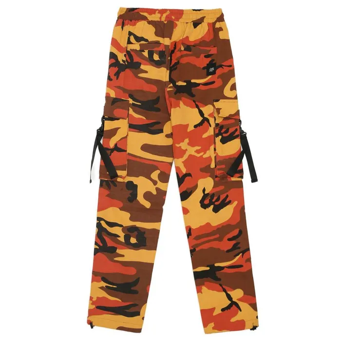 Sixth June Paris Jeans Trousers Camo Strap Pants Orange 8211 Men Sixth June Paris Jeans Trousers Camo Strap Pants Orange 8211 Men