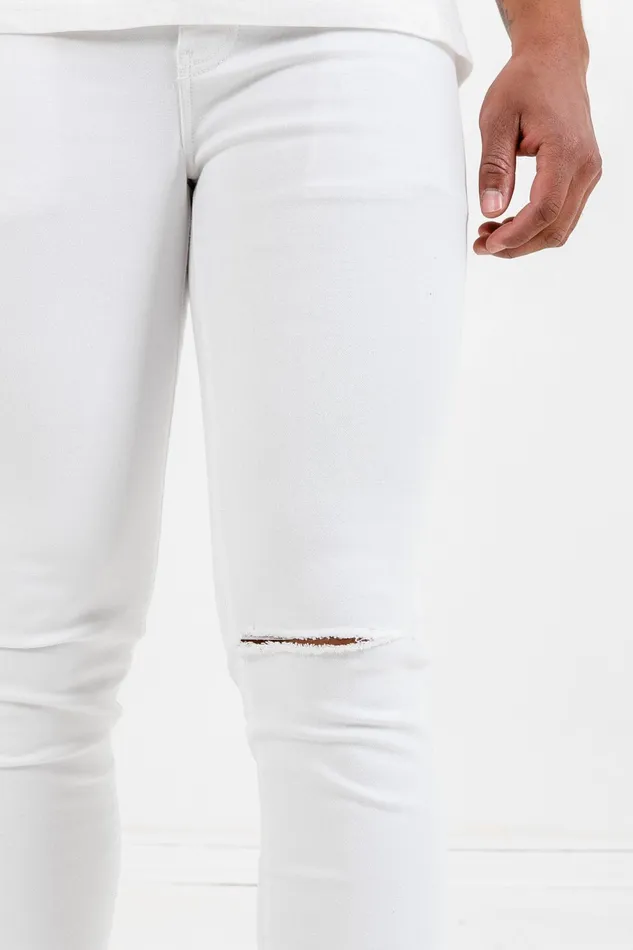 Sixth June Paris Jeans Trousers Denim White 8211 Men Sixth June Paris Jeans Trousers Denim White 8211 Men