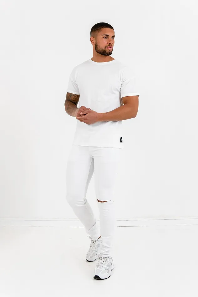 Sixth June Paris Jeans Trousers Denim White 8211 Men Sixth June Paris Jeans Trousers Denim White 8211 Men