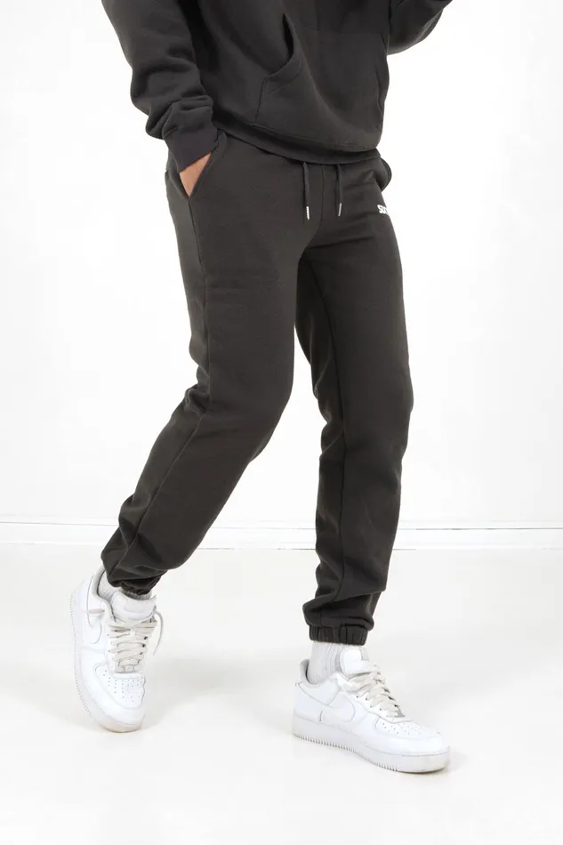 Sixth June Paris Jeans Trousers Fleece Logo Joggers Grey 8211 Men Sixth June Paris Jeans Trousers Fleece Logo Joggers Grey 8211 Men