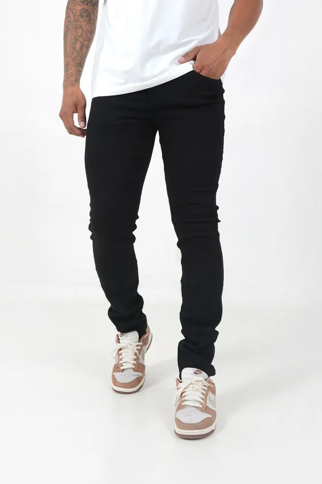 Sixth June Paris Jeans Trousers Jean Basic Plain M2213hde Black 8211 Men Sixth June Paris Jeans Trousers Jean Basic Plain M2213hde Black 8211 Men
