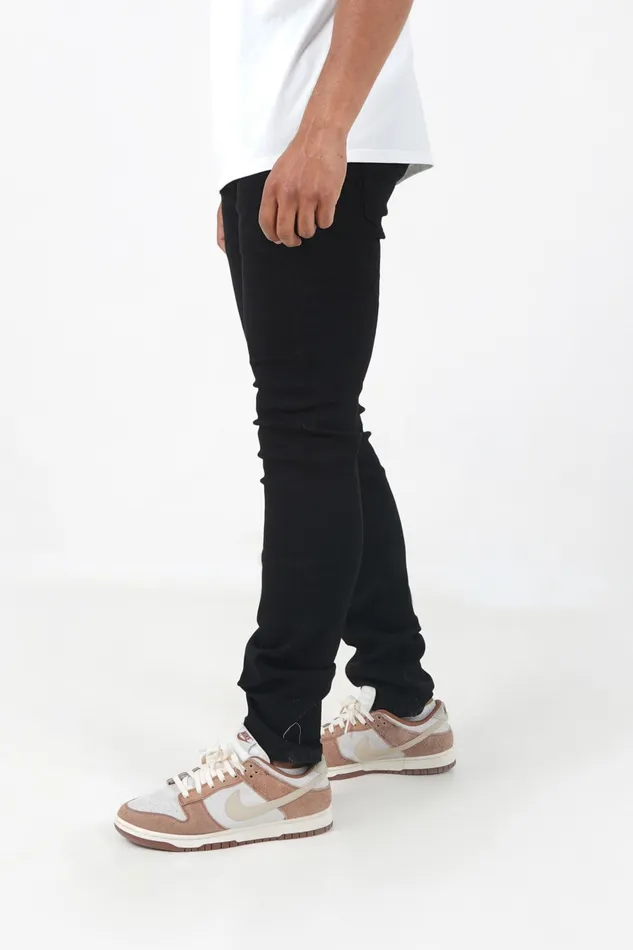 Sixth June Paris Jeans Trousers Jean Basic Plain M2213hde Black 8211 Men Sixth June Paris Jeans Trousers Jean Basic Plain M2213hde Black 8211 Men