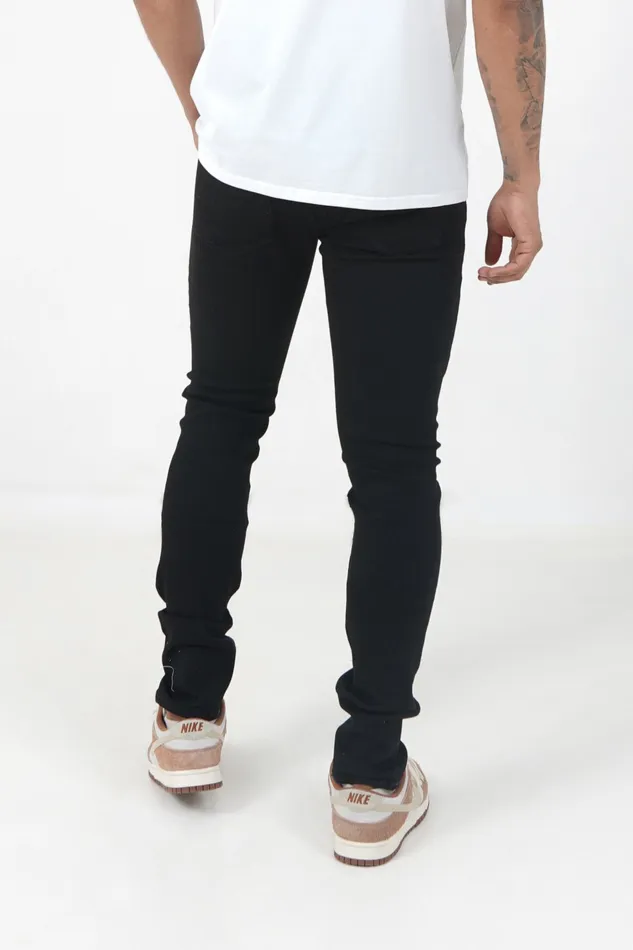 Sixth June Paris Jeans Trousers Jean Basic Plain M2213hde Black 8211 Men Sixth June Paris Jeans Trousers Jean Basic Plain M2213hde Black 8211 Men
