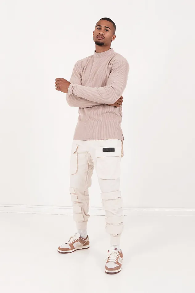 Sixth June Paris Jeans Trousers Large Tactical Cargo Pants Beige 8211 Men Sixth June Paris Jeans Trousers Large Tactical Cargo Pants Beige 8211 Men