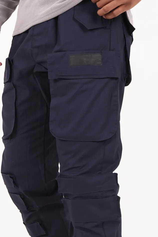 Sixth June Paris Jeans Trousers Large Tactical Cargo Pants Bleu Blue 8211 Men Sixth June Paris Jeans Trousers Large Tactical Cargo Pants Bleu Blue 8211 Men