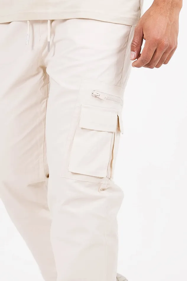 Sixth June Paris Jeans Trousers Pockets Zip Cargo Pants Beige 8211 Men Sixth June Paris Jeans Trousers Pockets Zip Cargo Pants Beige 8211 Men