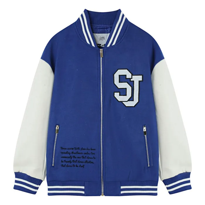 Sixth June Paris Outerwear Bicolored Teddy Jacket Blue 8211 Women