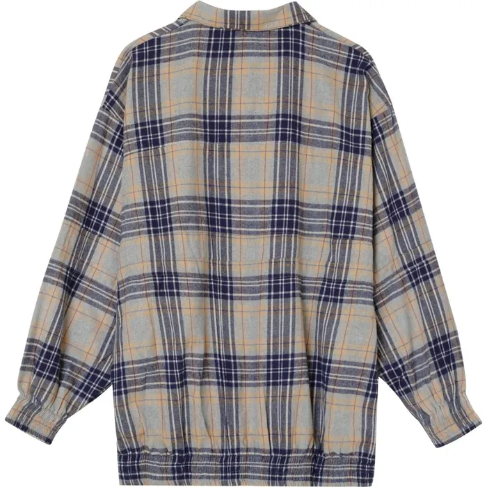 Sixth June Paris Outerwear Oversize Tartan Jacket Beige 8211 Women Sixth June Paris Outerwear Oversize Tartan Jacket Beige 8211 Women