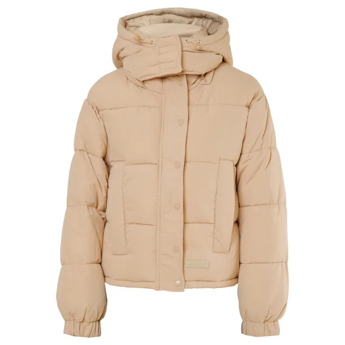 Sixth June Paris Outerwear Padded Cropped Down Jacket Beige 8211 Women Sixth June Paris Outerwear Padded Cropped Down Jacket Beige 8211 Women