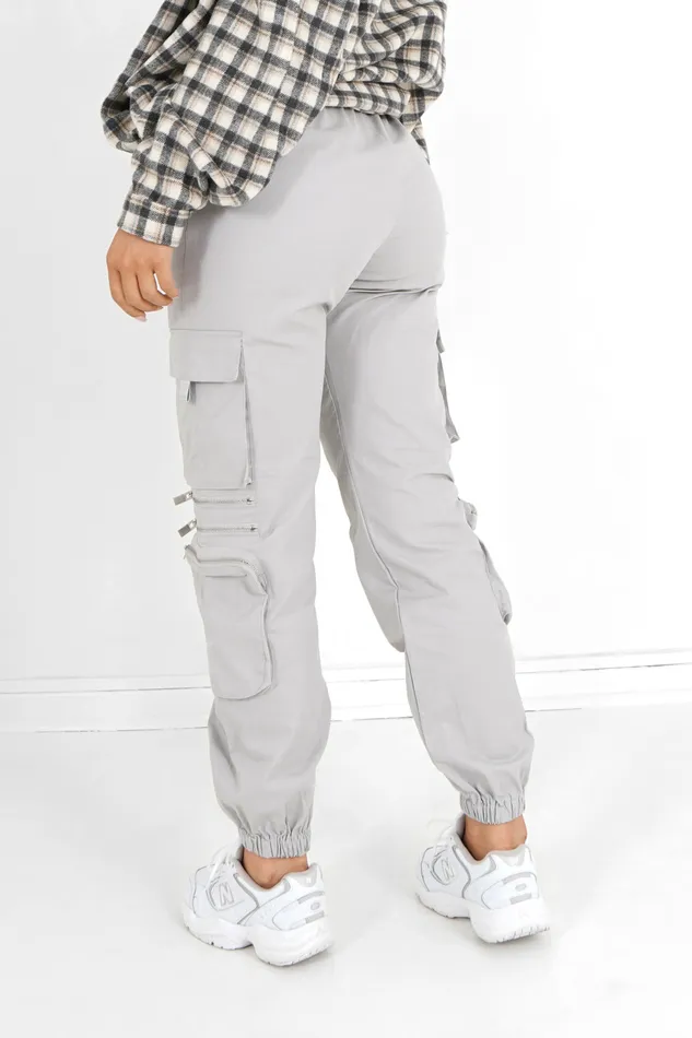 Sixth June Paris Pants Joggers Leggings Multi Pockets Cargo Pants Grey 8211 Women Sixth June Paris Pants Joggers Leggings Multi Pockets Cargo Pants Grey 8211 Women