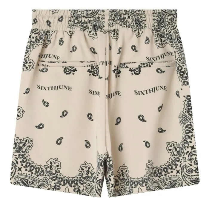 Sixth June Paris Shorts and Swimwear Bandana Prints Shorts Beige 8211 Men Sixth June Paris Shorts and Swimwear Bandana Prints Shorts Beige 8211 Men