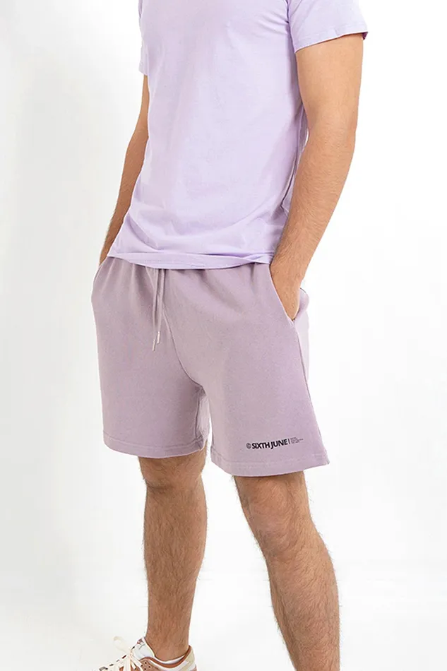 Sixth June Paris Shorts and Swimwear Logo Essential Shorts Light Purple 8211 Men Sixth June Paris Shorts and Swimwear Logo Essential Shorts Light Purple 8211 Men