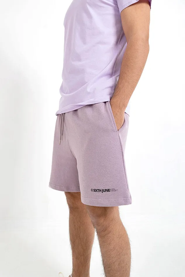 Sixth June Paris Shorts and Swimwear Logo Essential Shorts Light Purple 8211 Men Sixth June Paris Shorts and Swimwear Logo Essential Shorts Light Purple 8211 Men