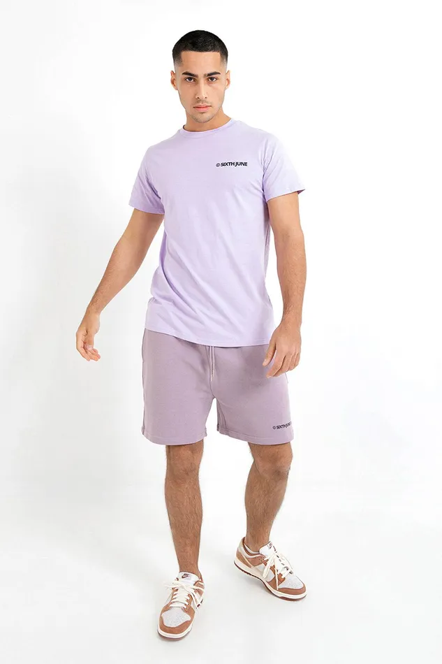 Sixth June Paris Shorts and Swimwear Logo Essential Shorts Light Purple 8211 Men Sixth June Paris Shorts and Swimwear Logo Essential Shorts Light Purple 8211 Men