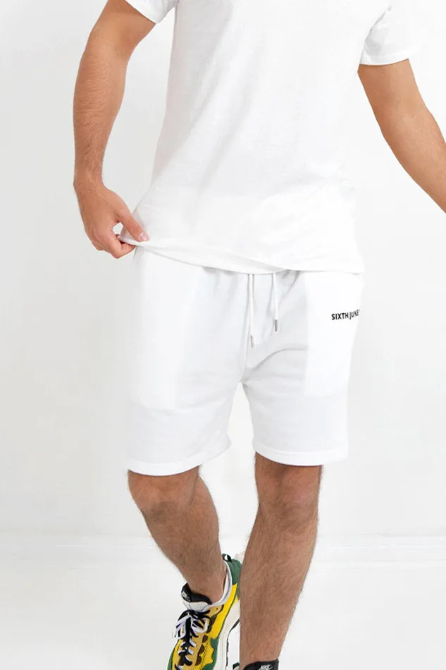 Sixth June Paris Shorts and Swimwear Logo Essential Shorts White 8211 Men Sixth June Paris Shorts and Swimwear Logo Essential Shorts White 8211 Men
