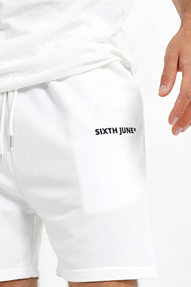 Sixth June Paris Shorts and Swimwear Logo Essential Shorts White 8211 Men Sixth June Paris Shorts and Swimwear Logo Essential Shorts White 8211 Men