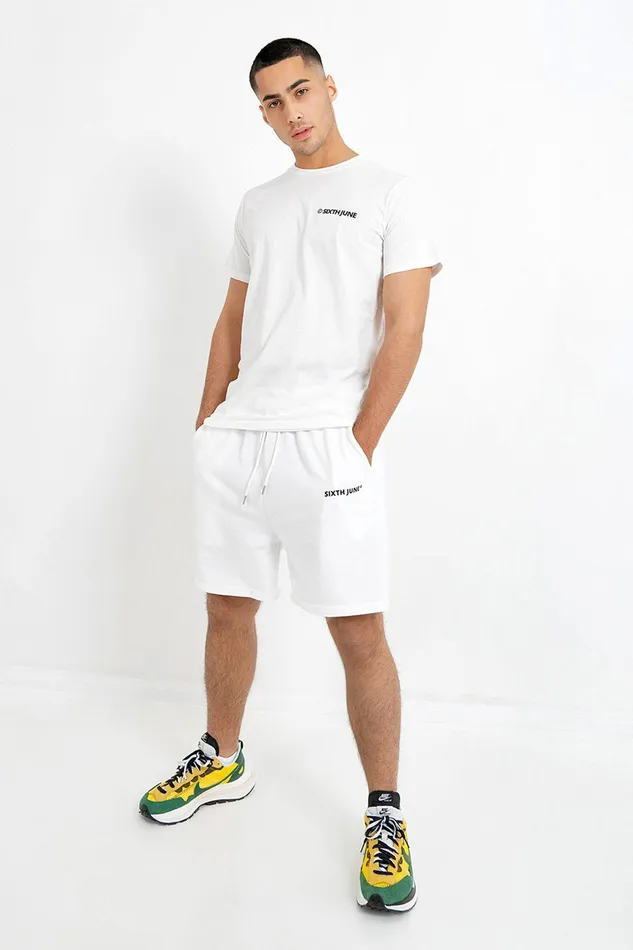 Sixth June Paris Shorts and Swimwear Logo Essential Shorts White 8211 Men Sixth June Paris Shorts and Swimwear Logo Essential Shorts White 8211 Men