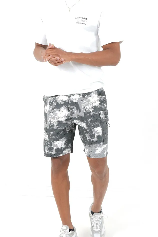Sixth June Paris Shorts and Swimwear Mountain Cargo Shorts Grey 8211 Men Sixth June Paris Shorts and Swimwear Mountain Cargo Shorts Grey 8211 Men
