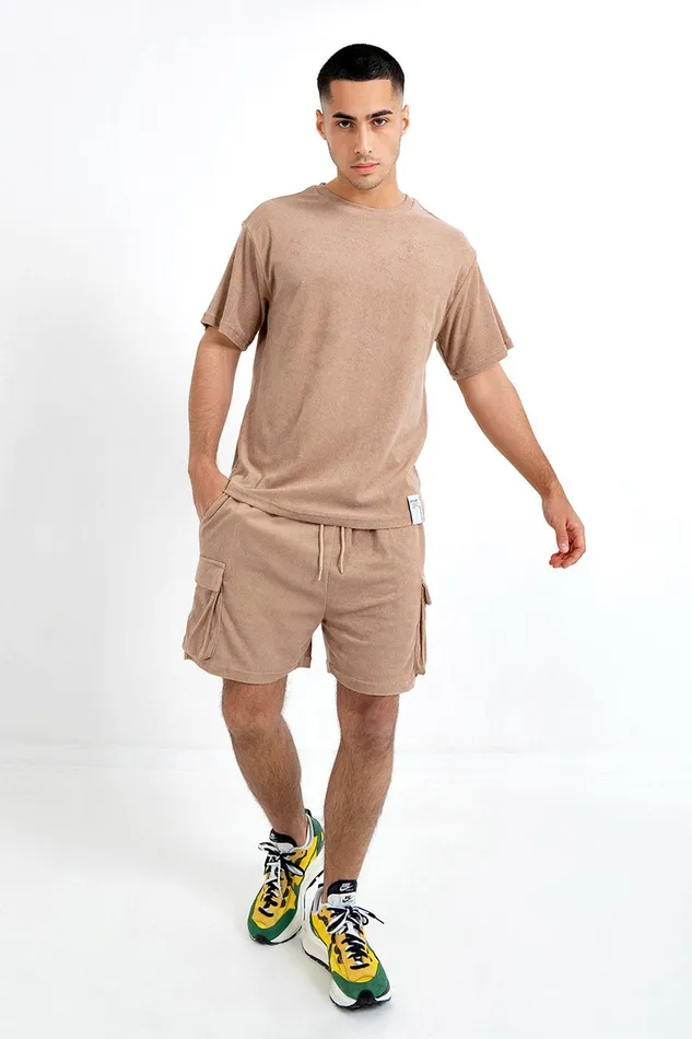 Sixth June Paris Shorts and Swimwear Sponge Tissue Shorts Beige 8211 Men Sixth June Paris Shorts and Swimwear Sponge Tissue Shorts Beige 8211 Men