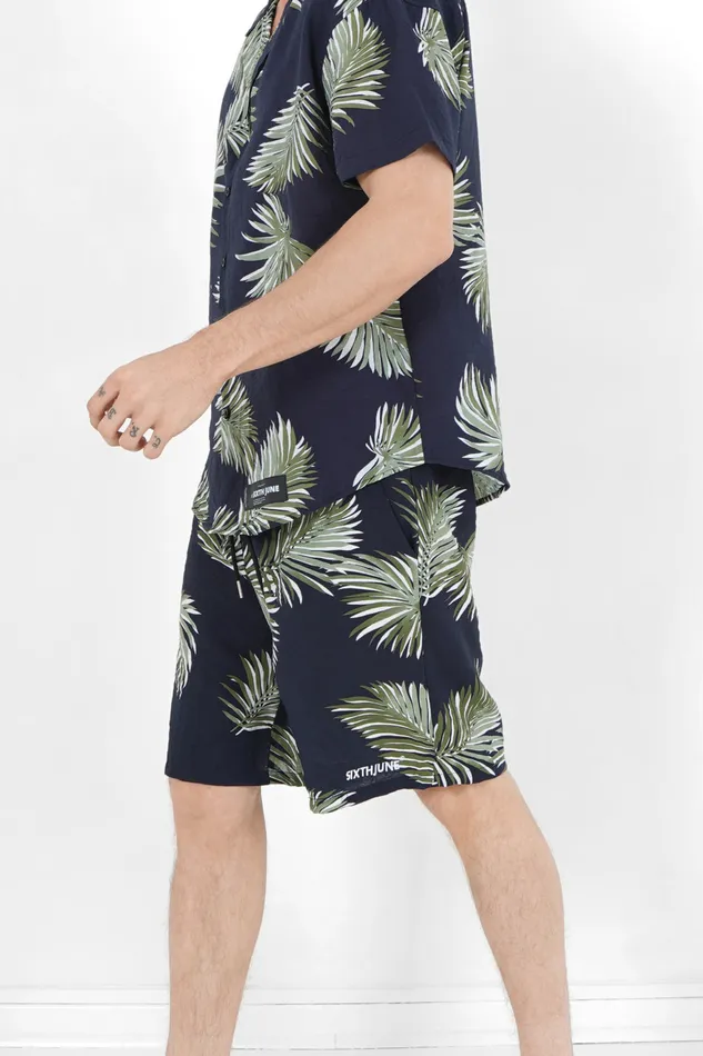 Sixth June Paris Shorts and Swimwear Tropical Design Shorts Blue 8211 Men Sixth June Paris Shorts and Swimwear Tropical Design Shorts Blue 8211 Men