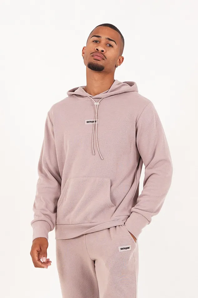 Sixth June Paris Sweats Knitwear Ribbed Drawstring Hoodie Taupe Beige 8211 Men Sixth June Paris Sweats Knitwear Ribbed Drawstring Hoodie Taupe Beige 8211 Men