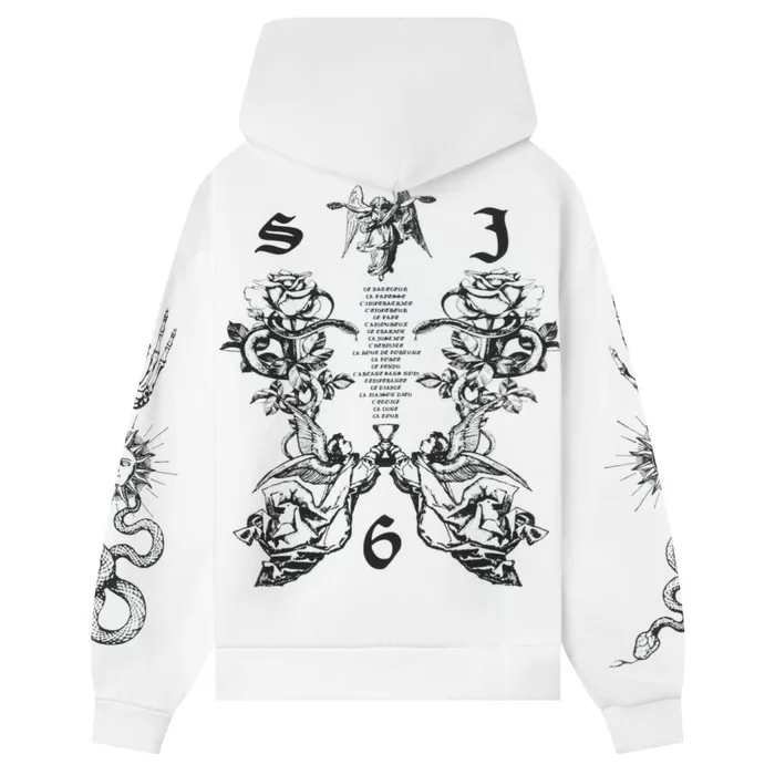 Sixth June Paris Sweats Knitwear Tarot Inspiration Hoodie White 8211 Men