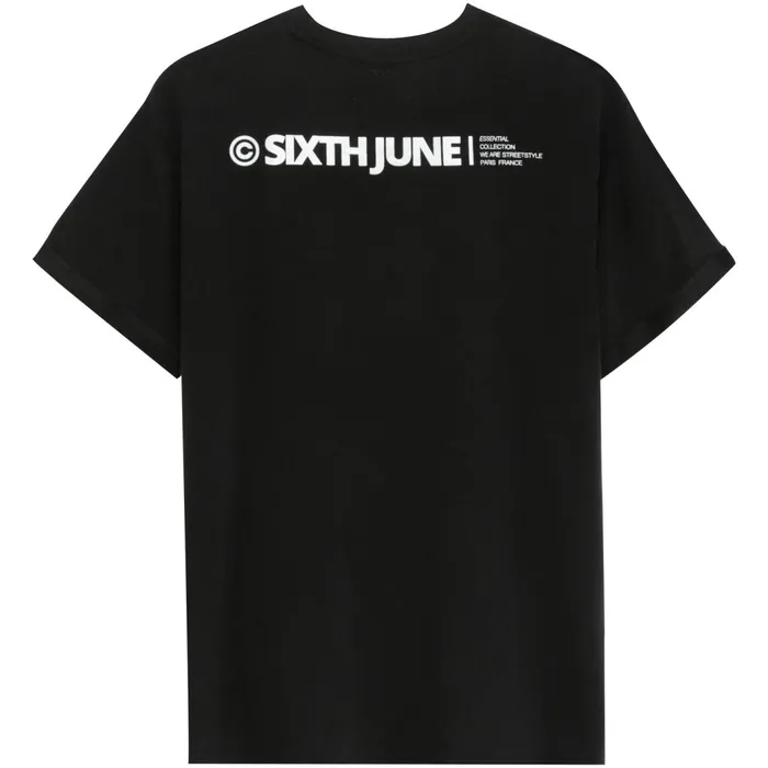 Sixth June Paris Tshirts Bodysuits Tops Printed Logo Tshirt Black 8211 Women Sixth June Paris Tshirts Bodysuits Tops Printed Logo Tshirt Black 8211 Women